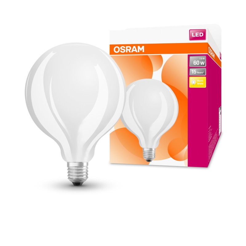 LED STAR G125 60 6,5W/827 230V GL FR E27 OSRAM Светодиодная лампа фото 2